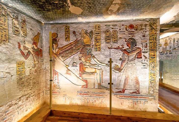 Reliefer i Ramses III:s grav
