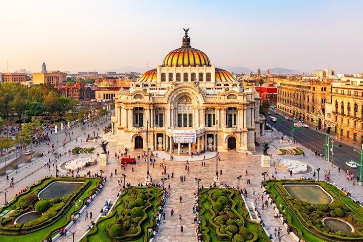 Palace of Fine Arts i Mexico City