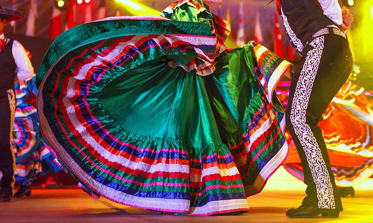 Traditionella mexikanska dansare